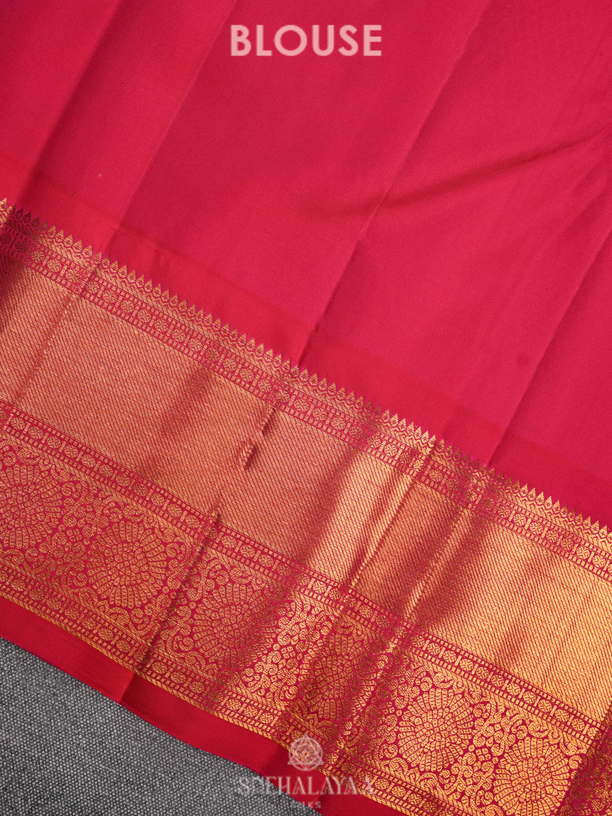 Magenta Kanjivaram Silk Saree