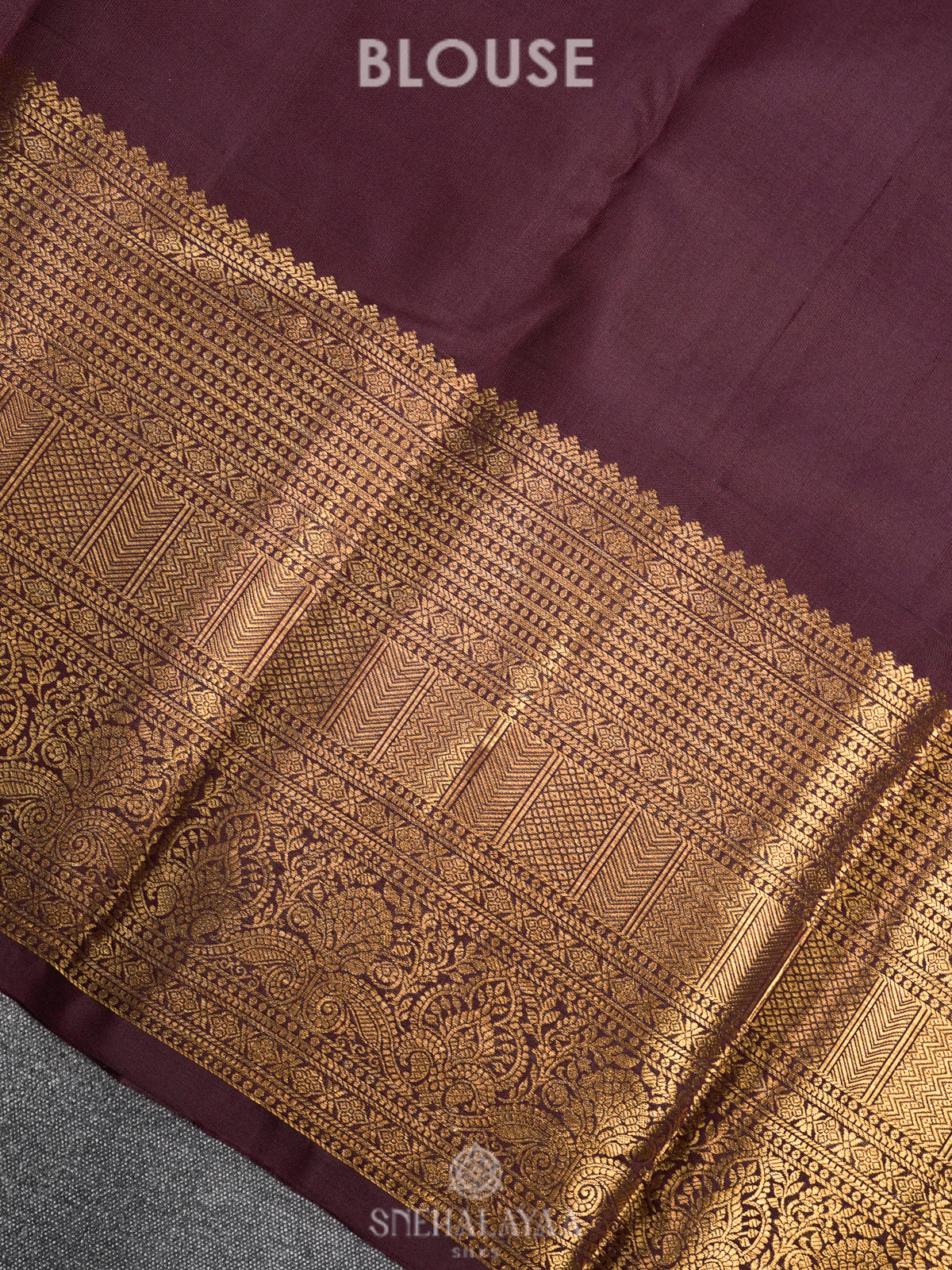 Maroon Kanjivaram Silk Saree