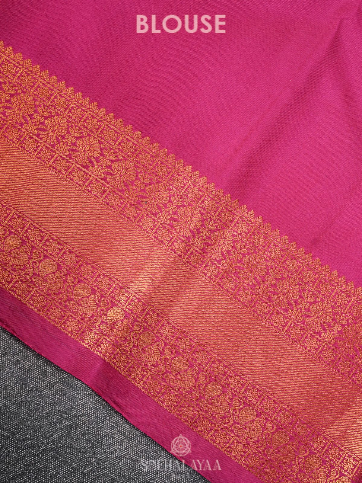Pink Kanjivaram Silk Saree