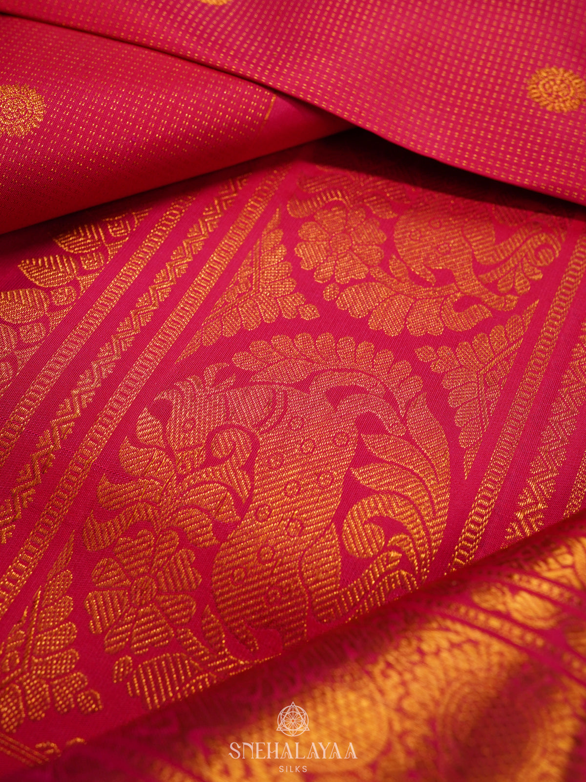 Red Kanjivaram Silk Saree