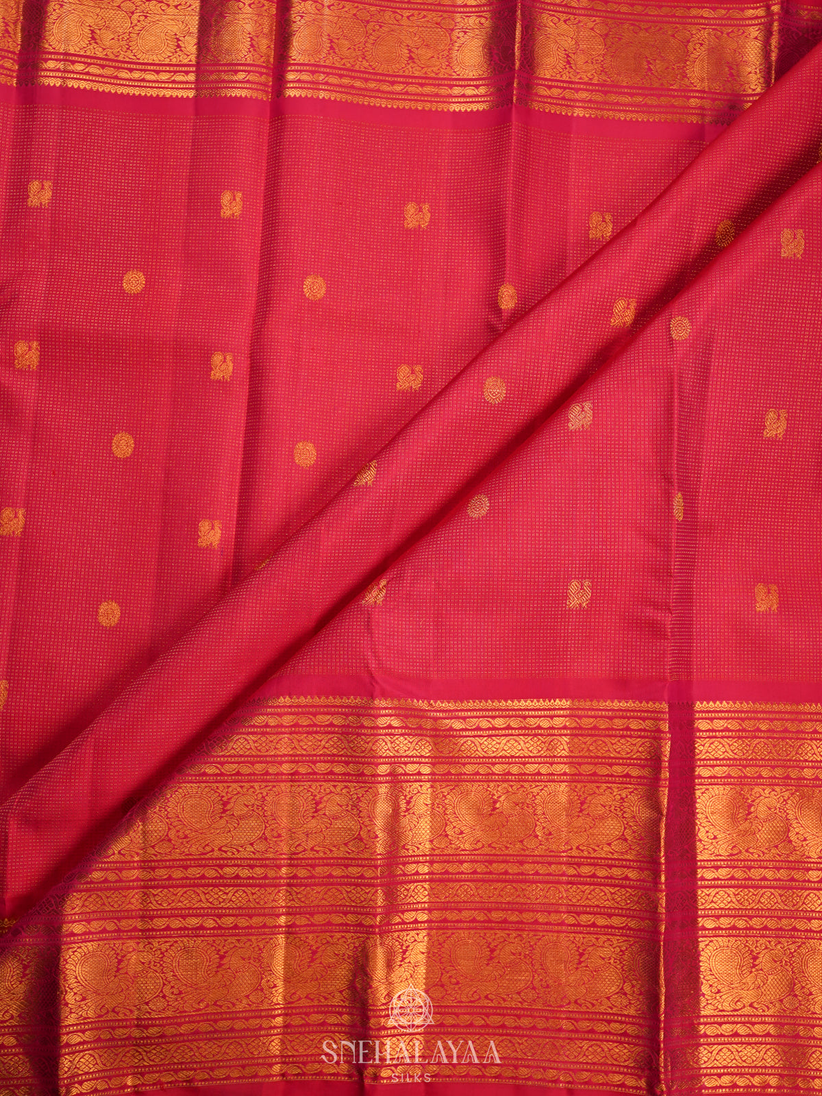 Red Kanjivaram Silk Saree