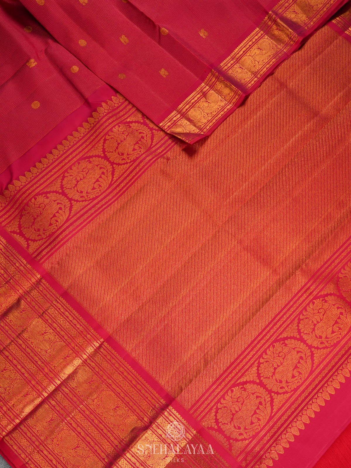 Red Kanjivaram Silk Saree