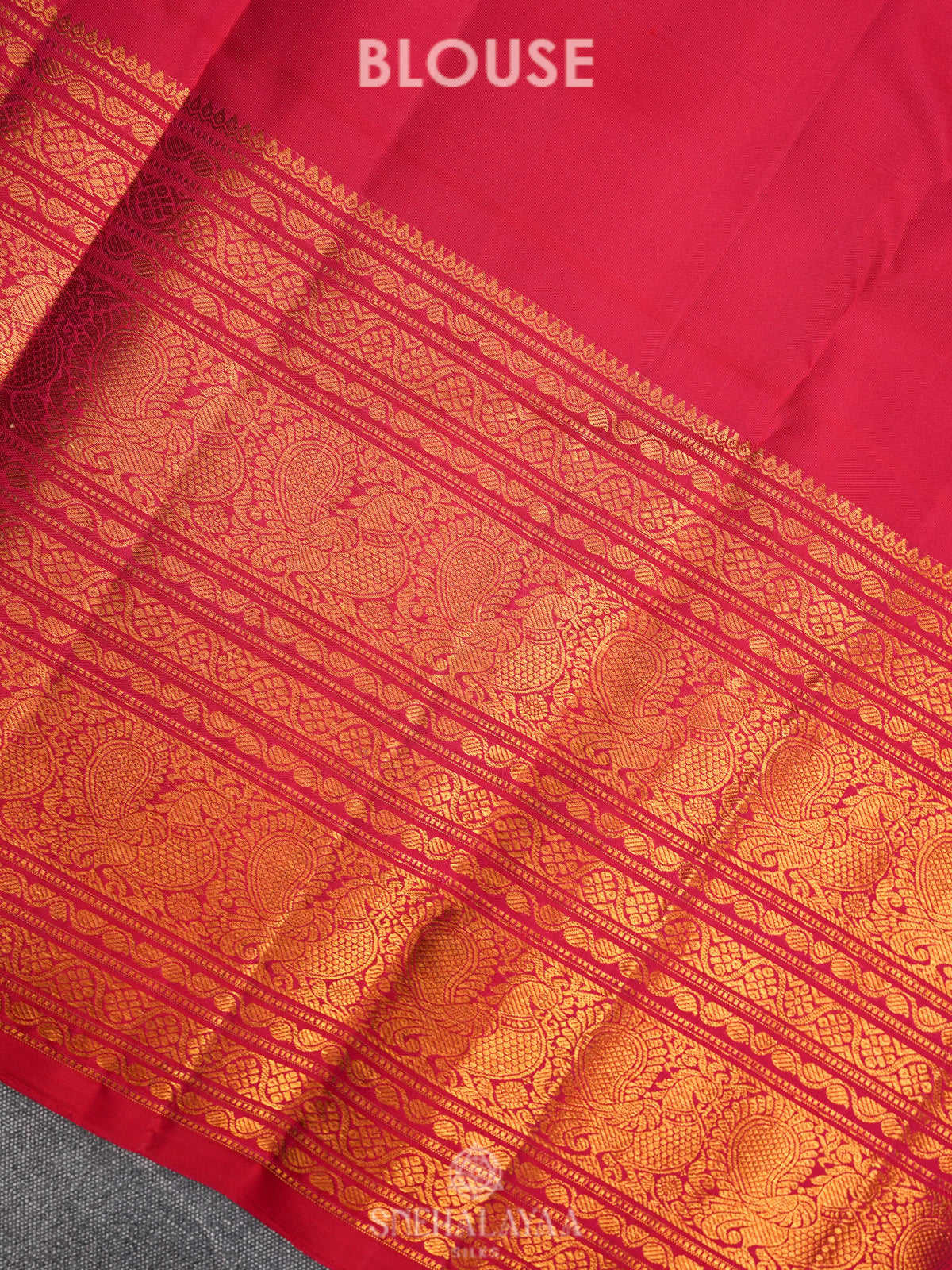 Red Kanjivaram Silk Saree