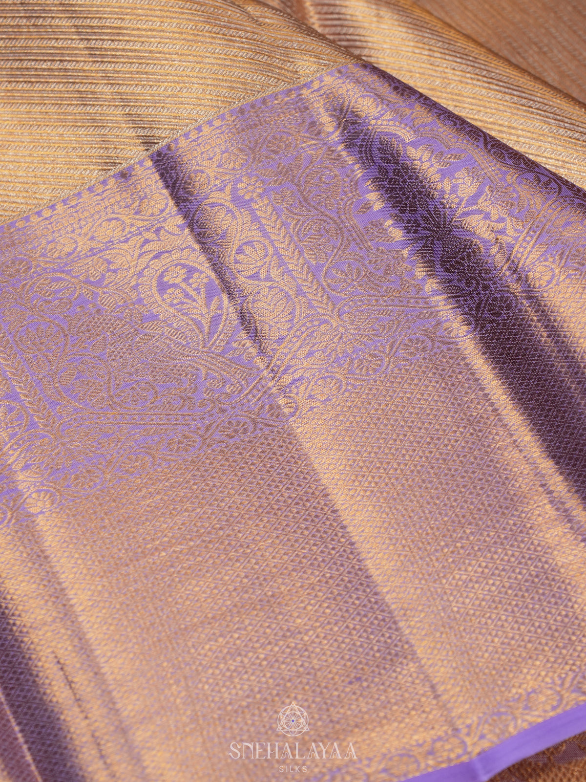 Gold Tissue Kanjivaram Silk Saree