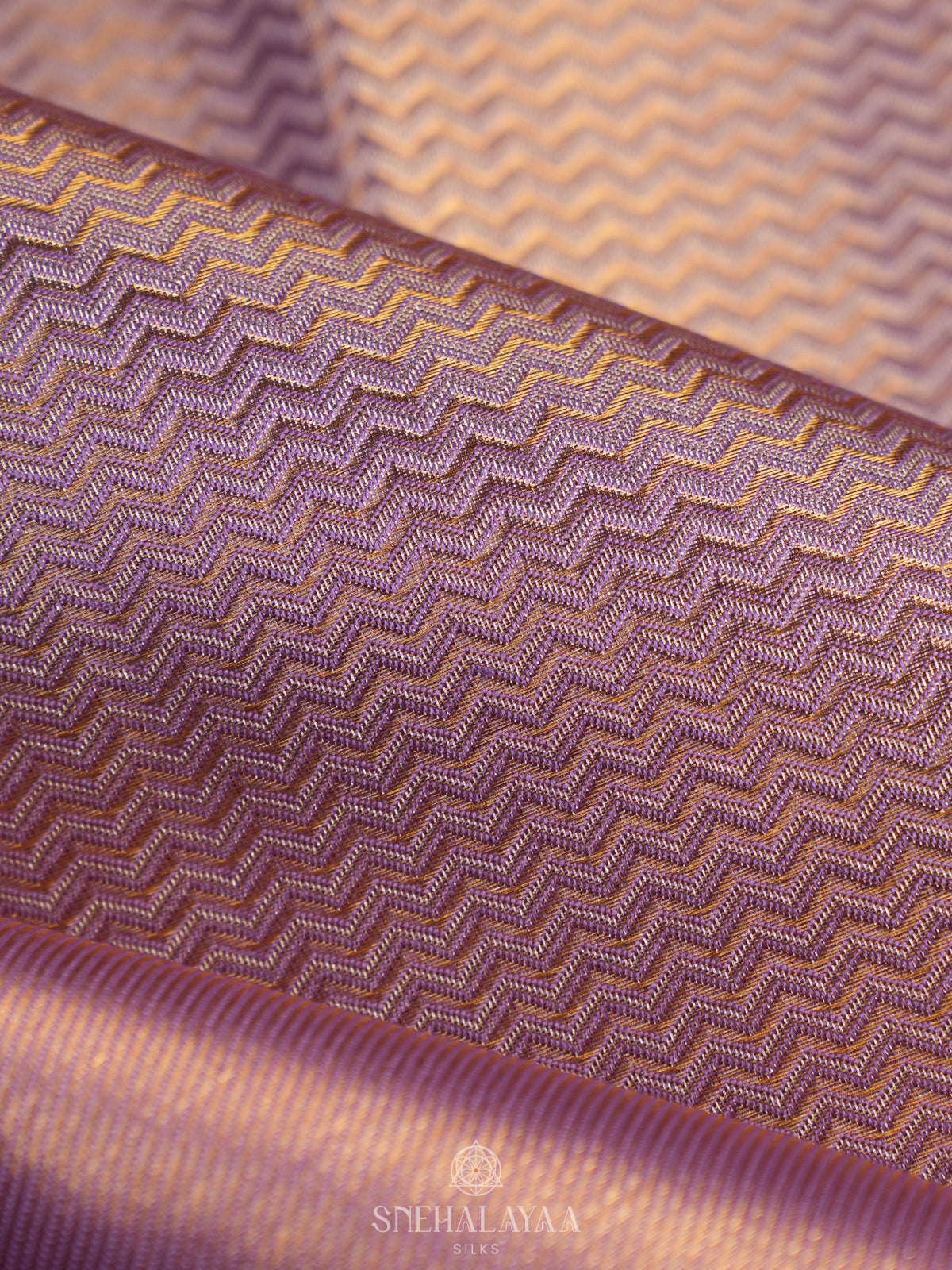 Rose Pink Tissue Kanjivaram Silk Saree