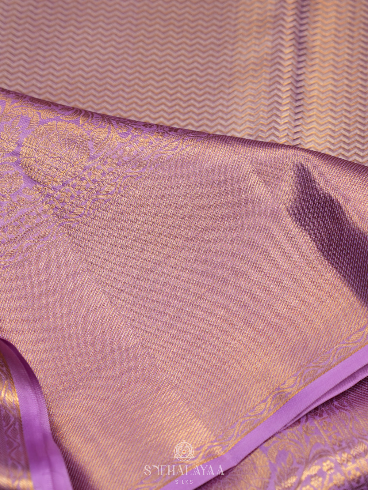 Rose Pink Tissue Kanjivaram Silk Saree
