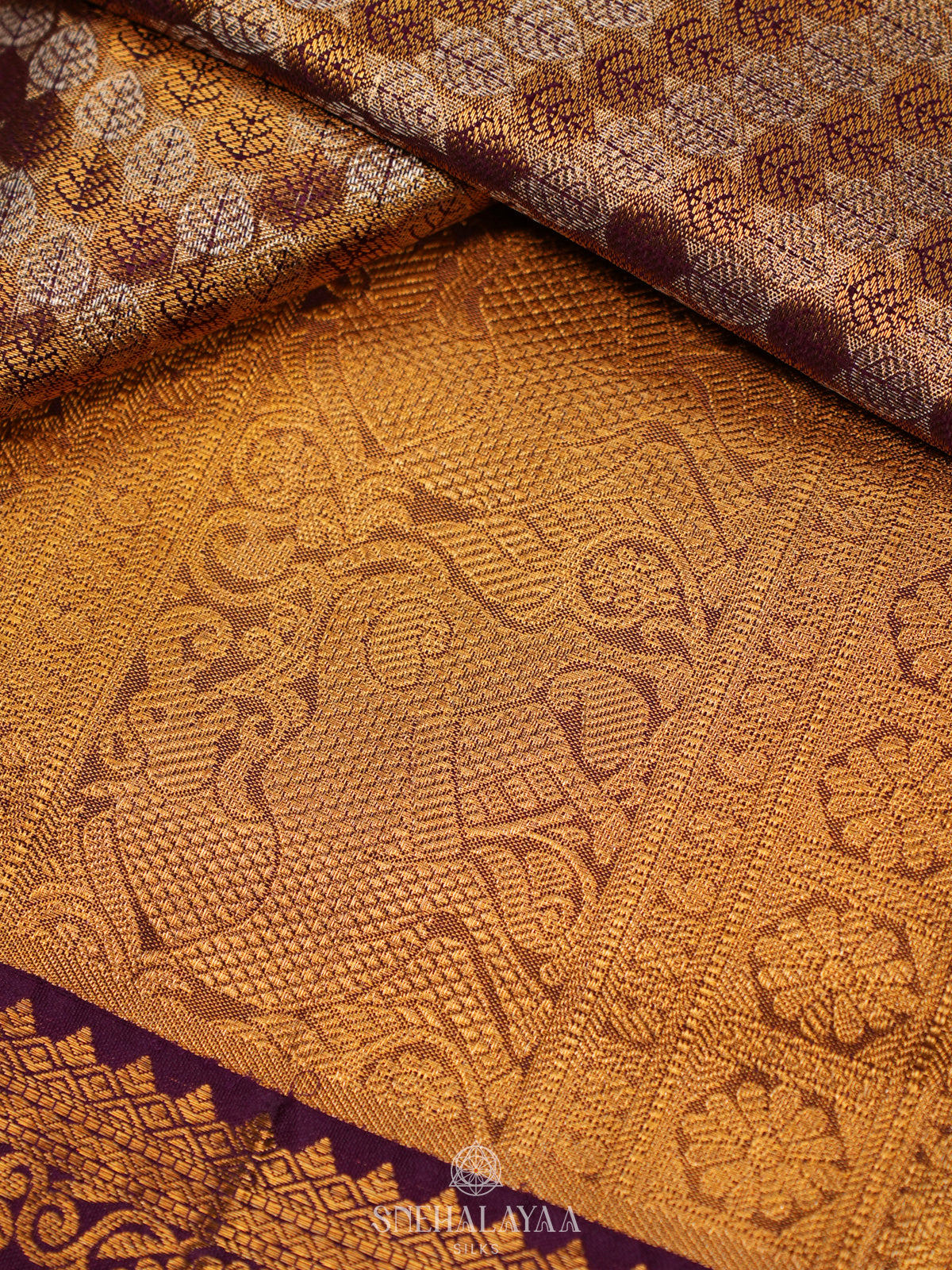 Gold Tissue Kanjivaram Silk Saree