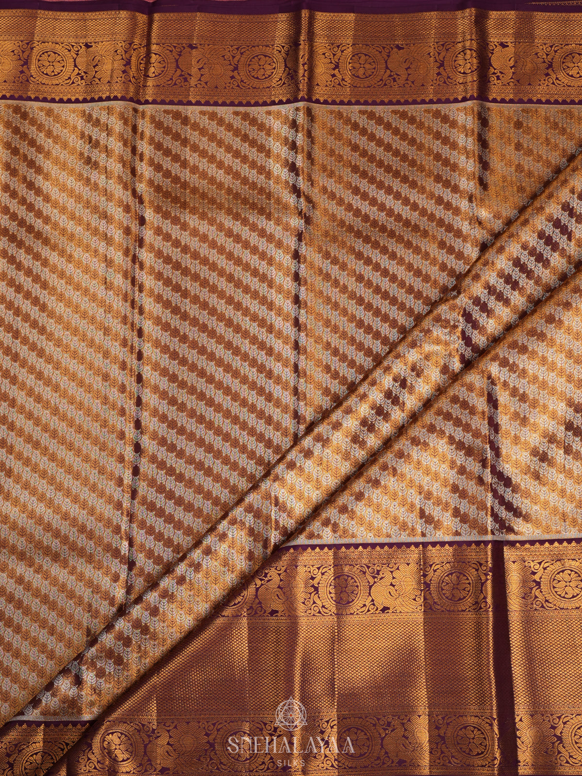 Gold Tissue Kanjivaram Silk Saree