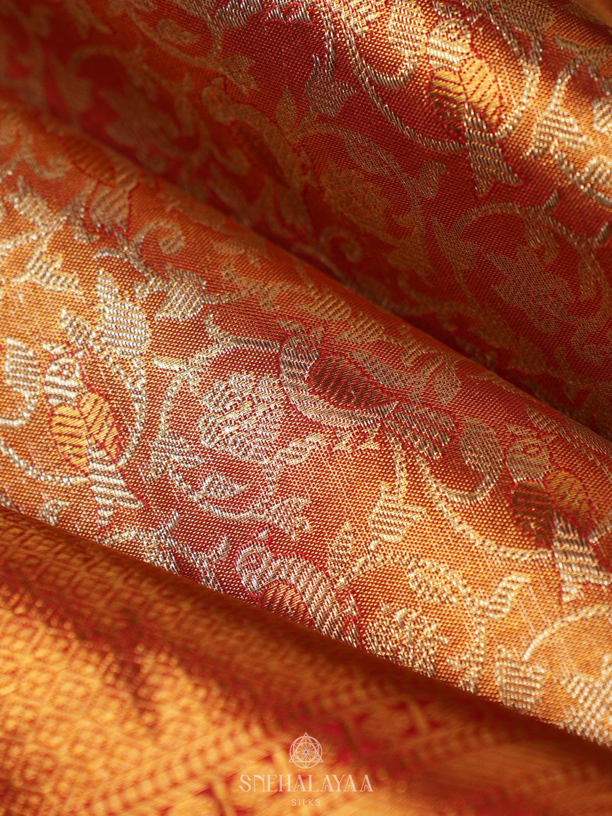 Golden Tissue Kanjivaram Silk Saree