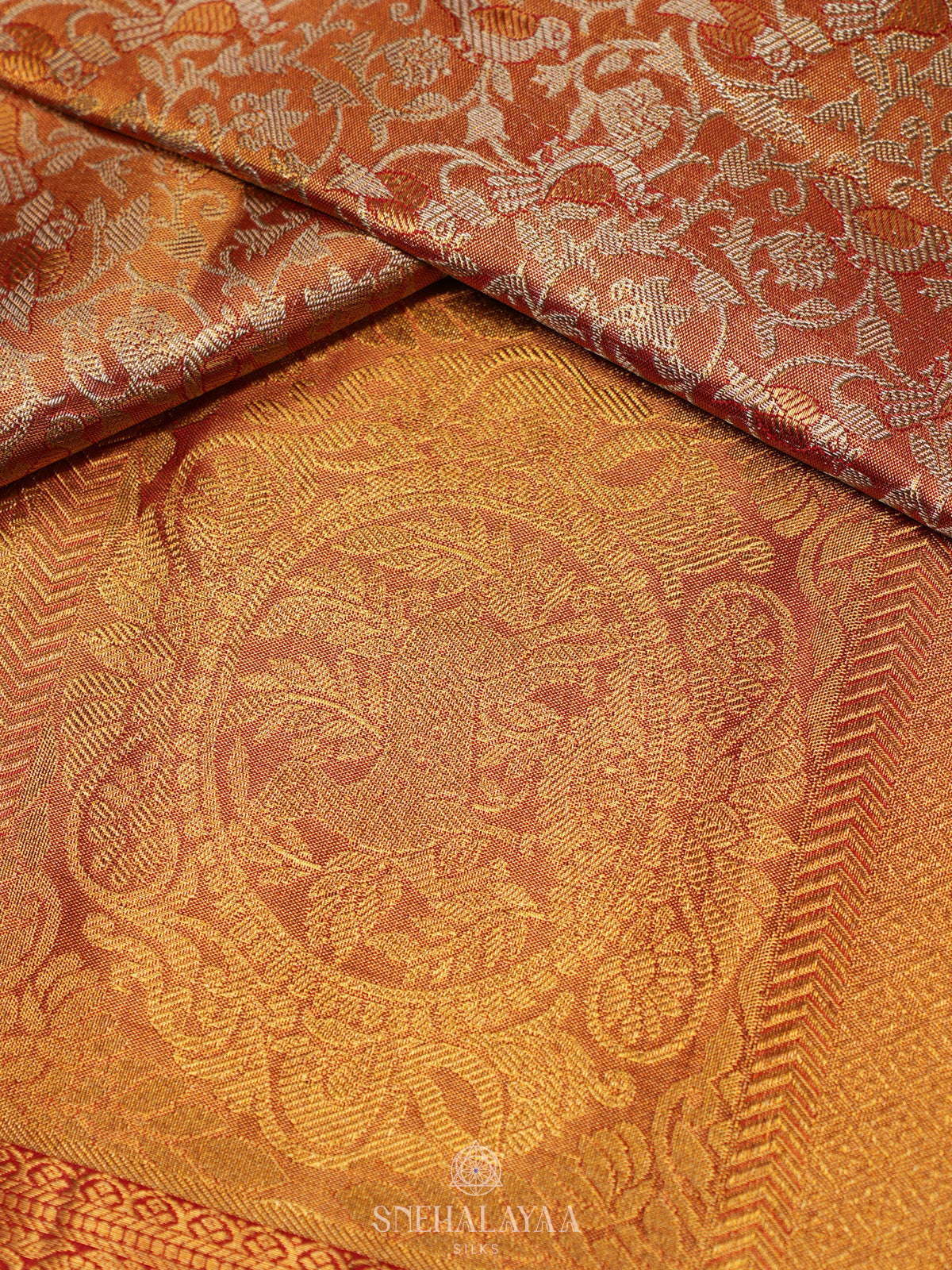 Golden Tissue Kanjivaram Silk Saree