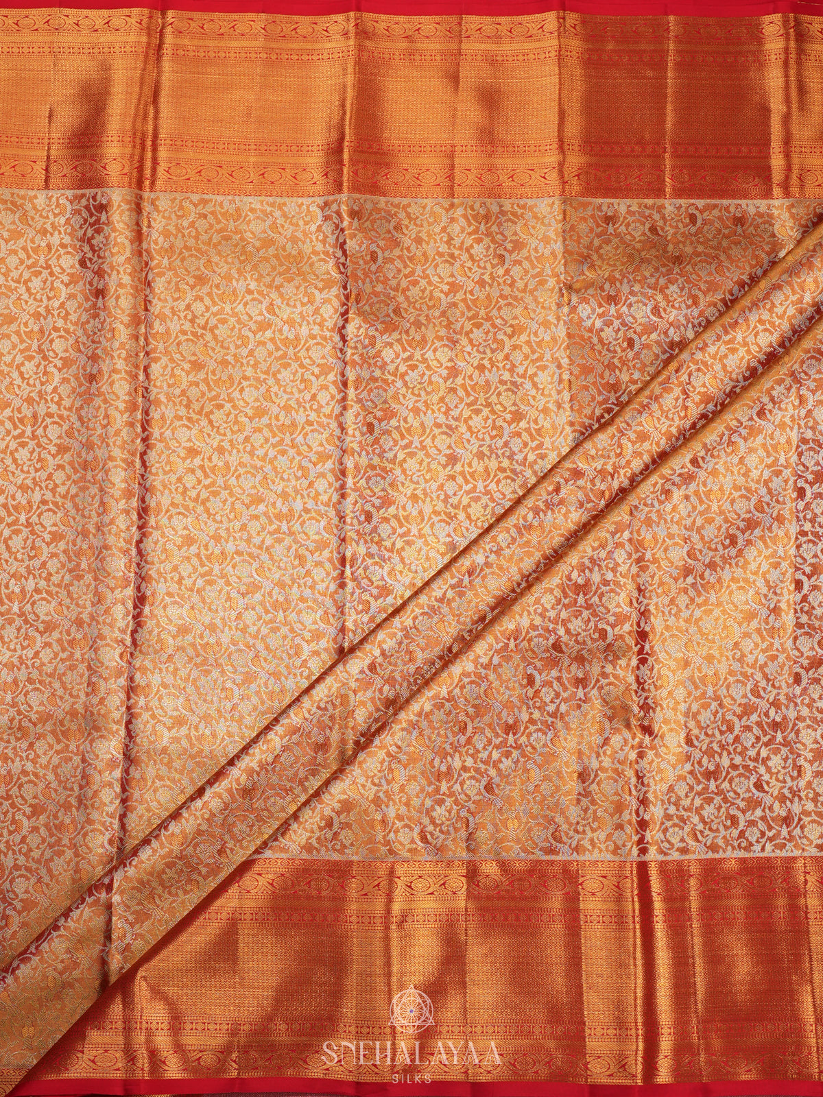 Golden Tissue Kanjivaram Silk Saree