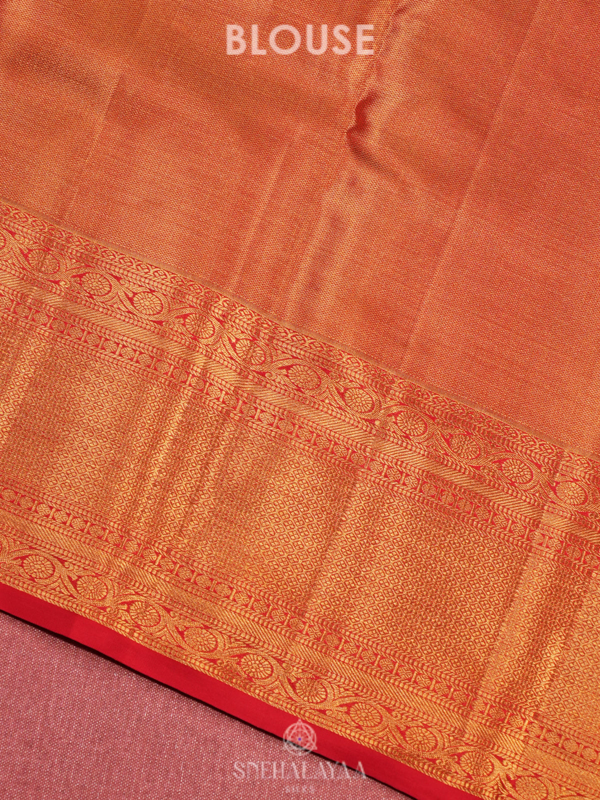 Golden Tissue Kanjivaram Silk Saree