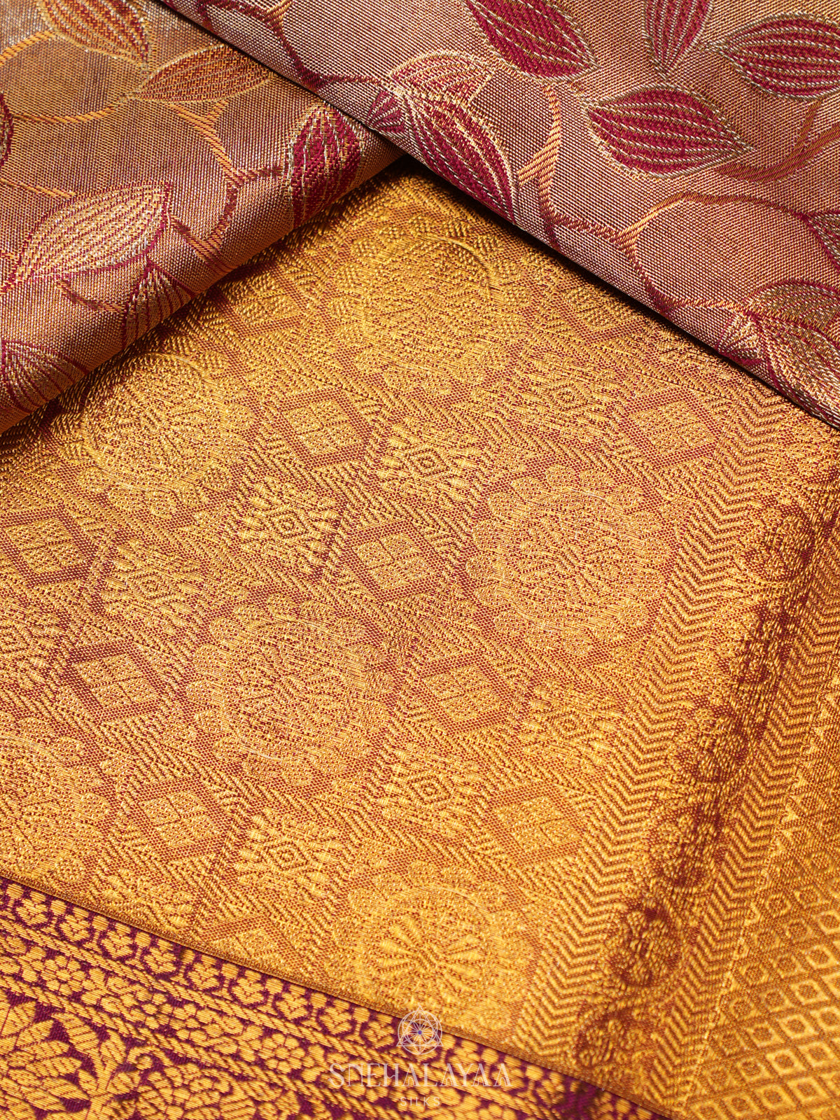 Gold Tissue Kanjivaram Silk Saree