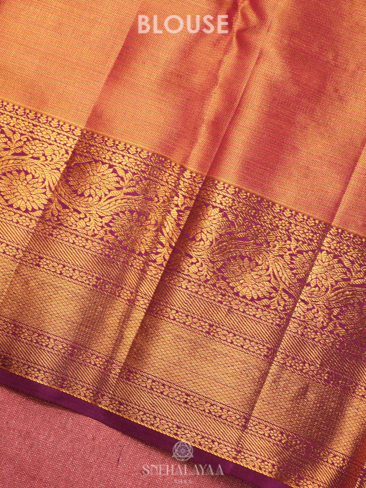 Gold Tissue Kanjivaram Silk Saree