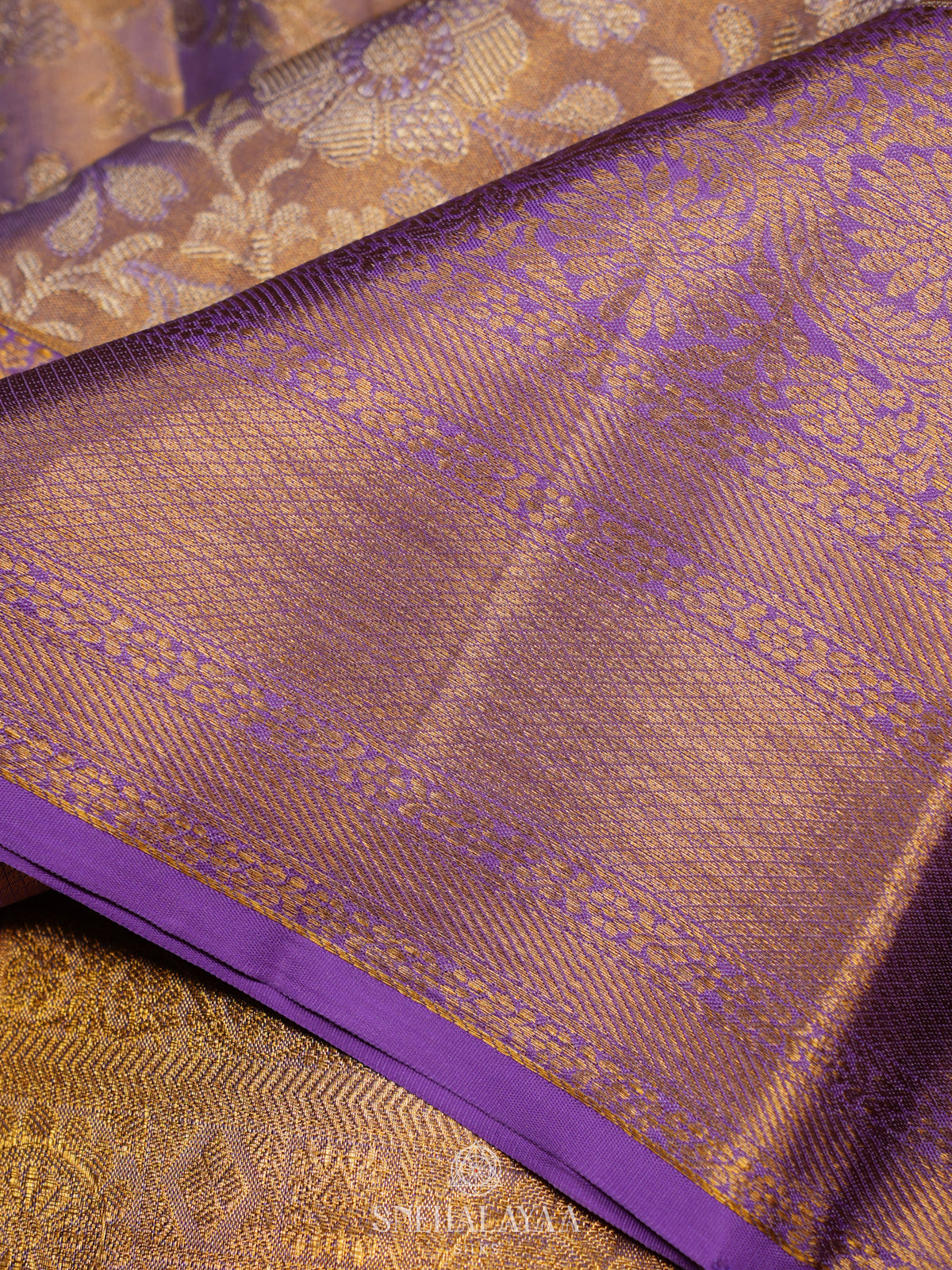 Rose Pink Tissue Kanjivaram Silk Saree