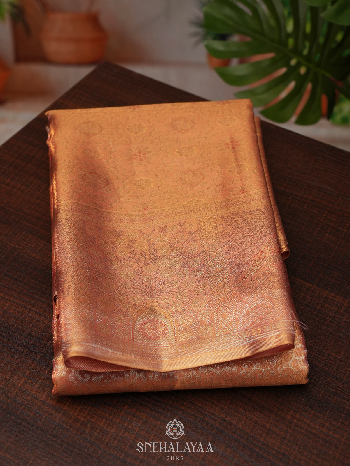 Gold Tissue Kanjivaram Silk Saree