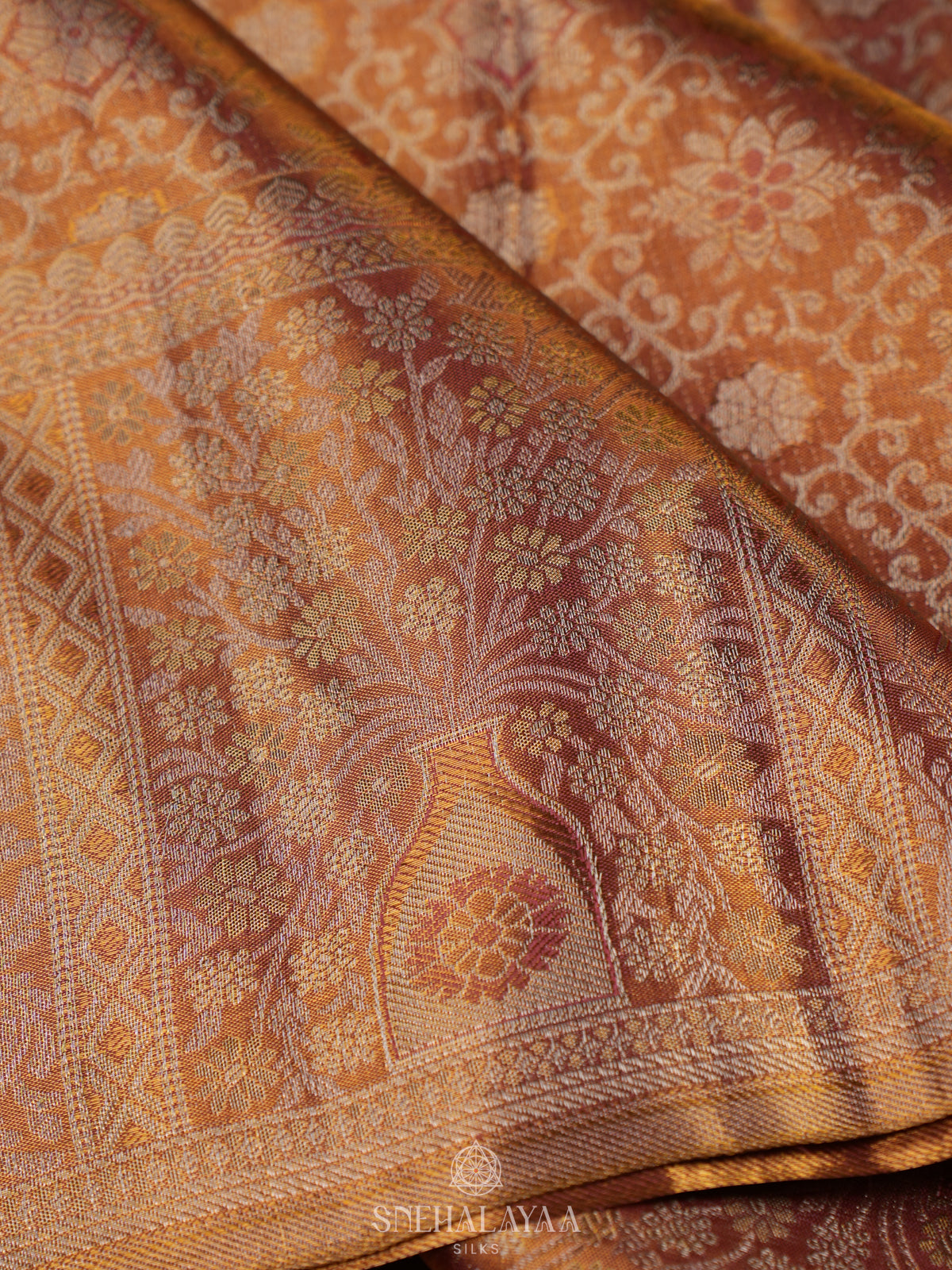 Gold Tissue Kanjivaram Silk Saree