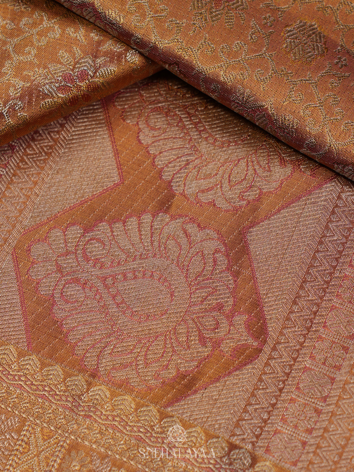 Gold Tissue Kanjivaram Silk Saree