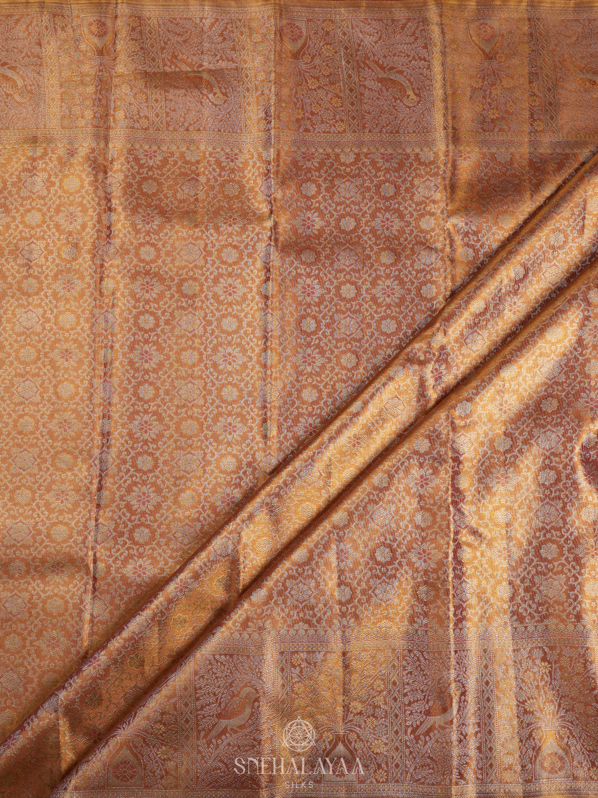 Gold Tissue Kanjivaram Silk Saree