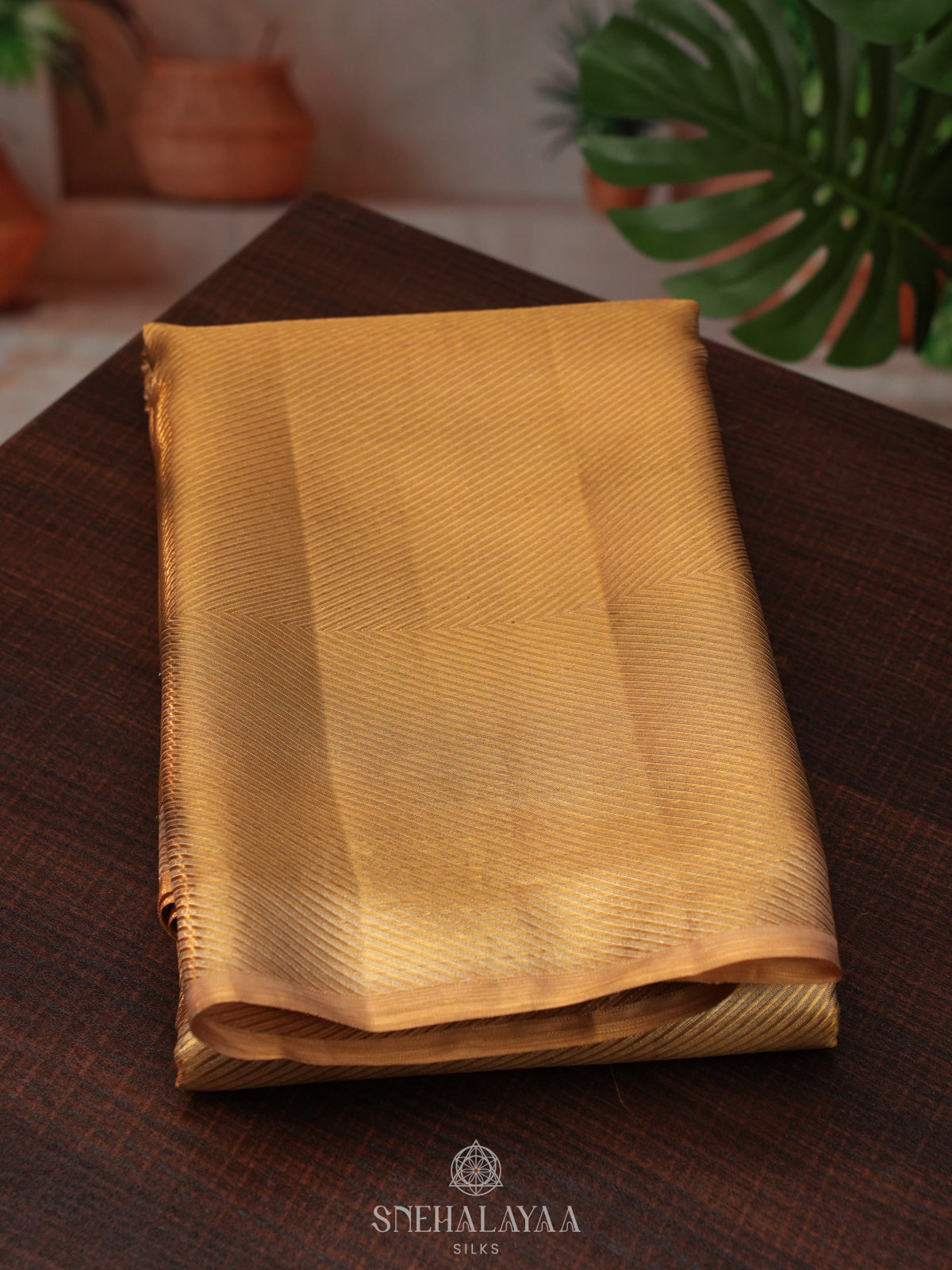 Golden Tissue Kanjivaram Silk Saree