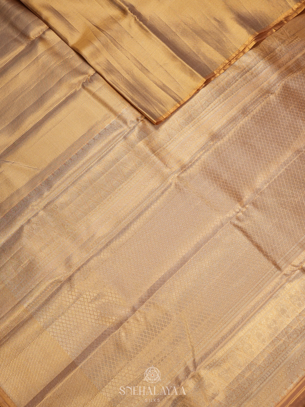 Golden Tissue Kanjivaram Silk Saree