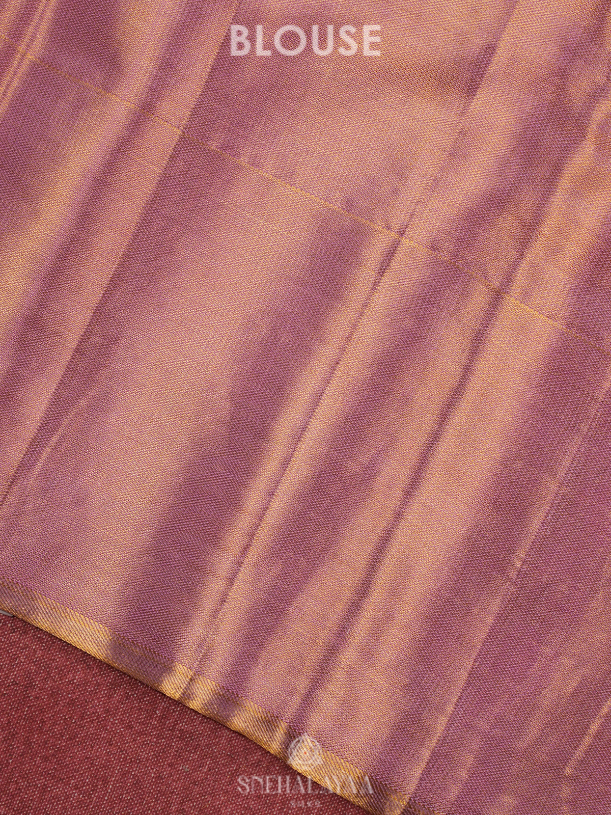 Rose Pink Tissue Kanjivaram Silk Saree