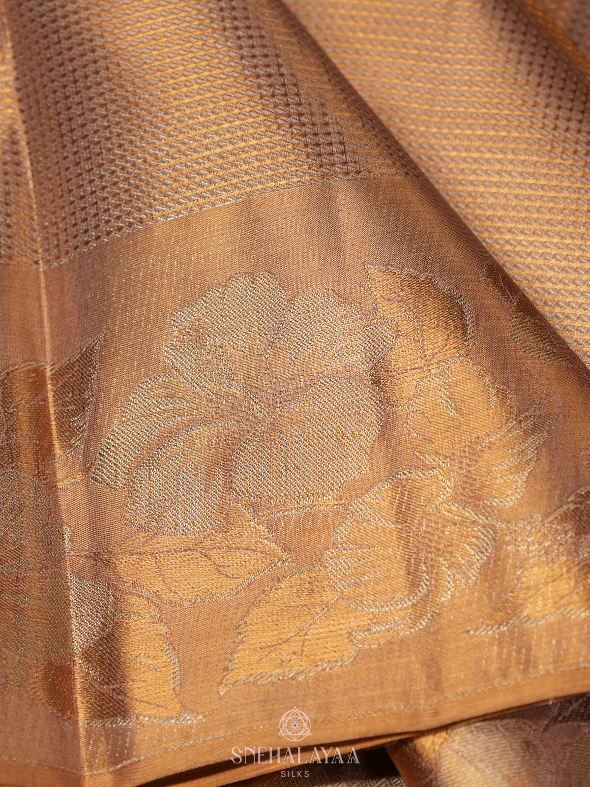 Golden Tissue Kanjivaram Silk Saree