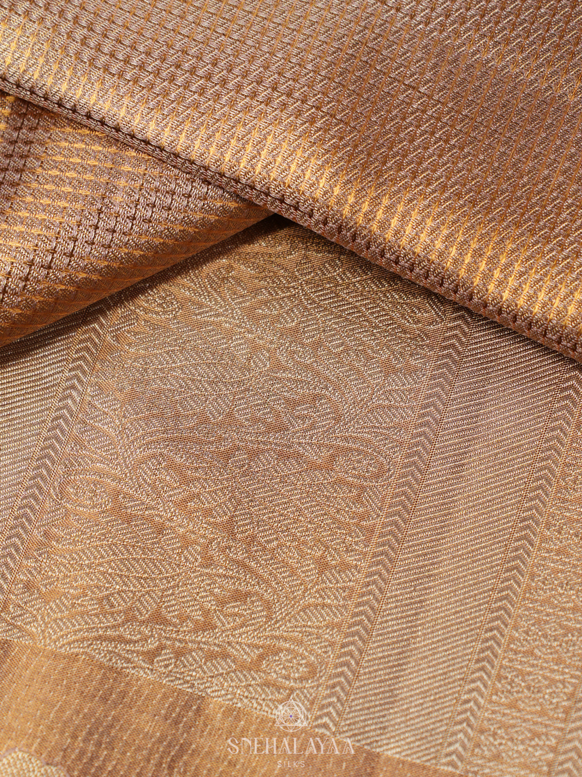 Golden Tissue Kanjivaram Silk Saree