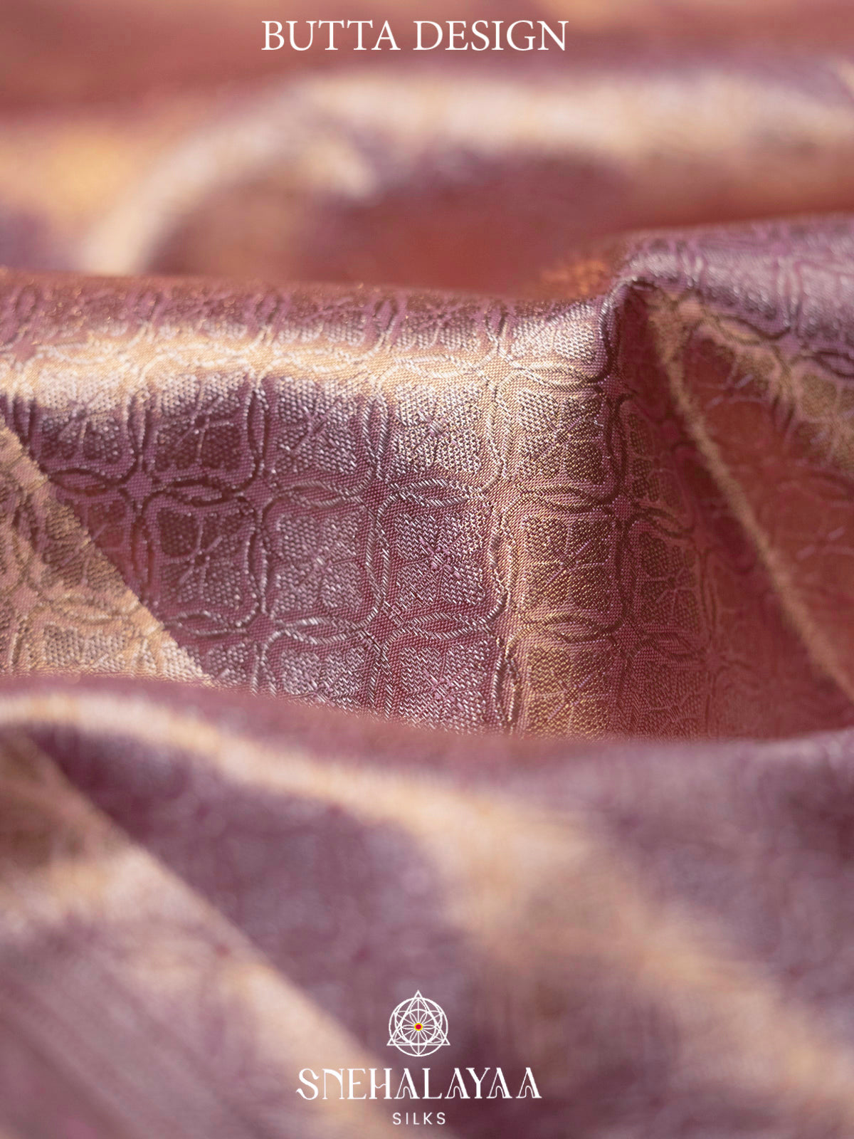 Rose Pink Kanjivaram Silk Saree