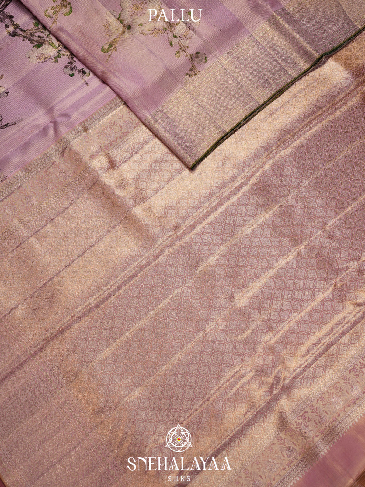 Rose Pink Kanjivaram Silk Saree