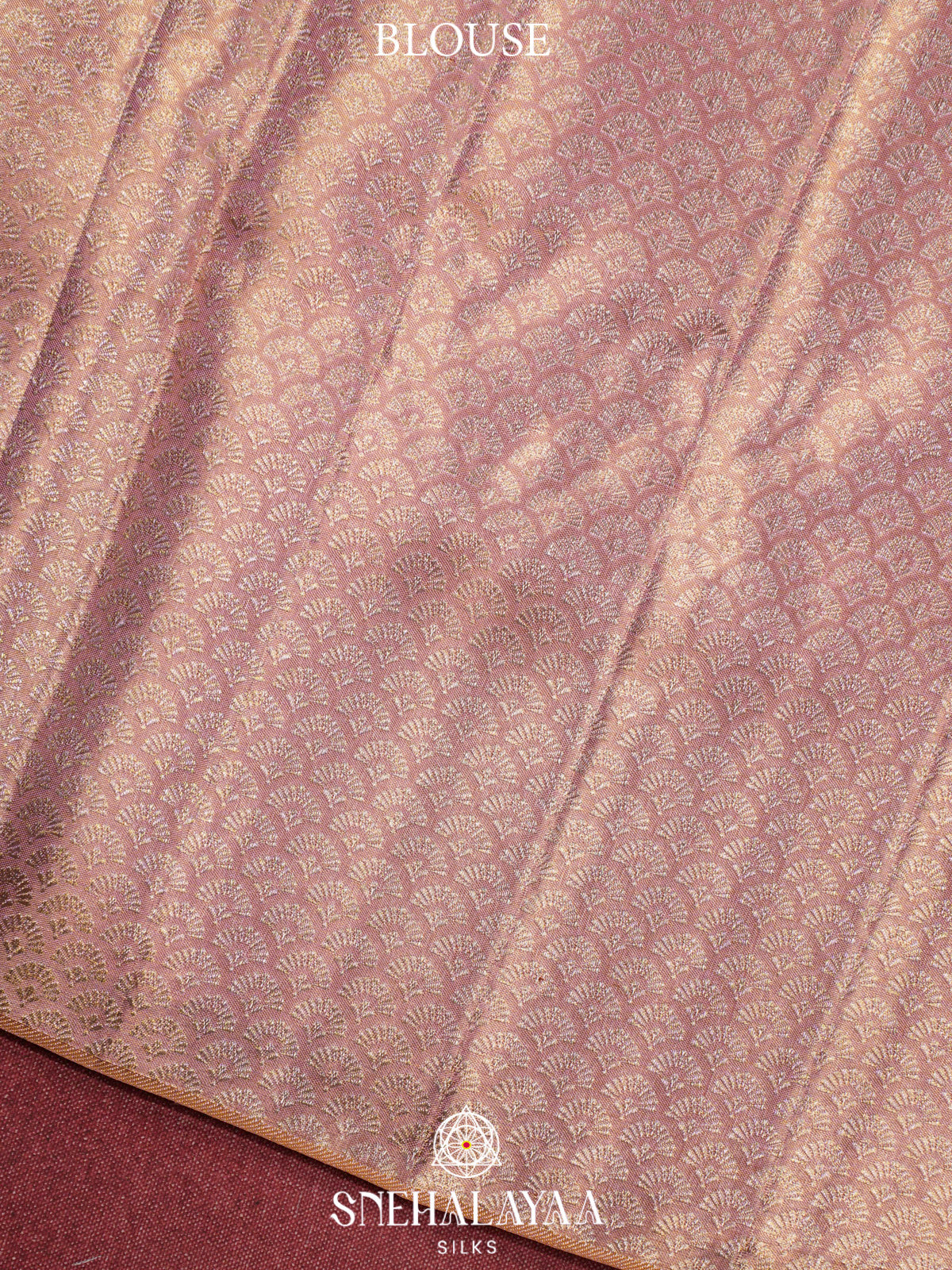 Rose Pink Kanjivaram Silk Saree