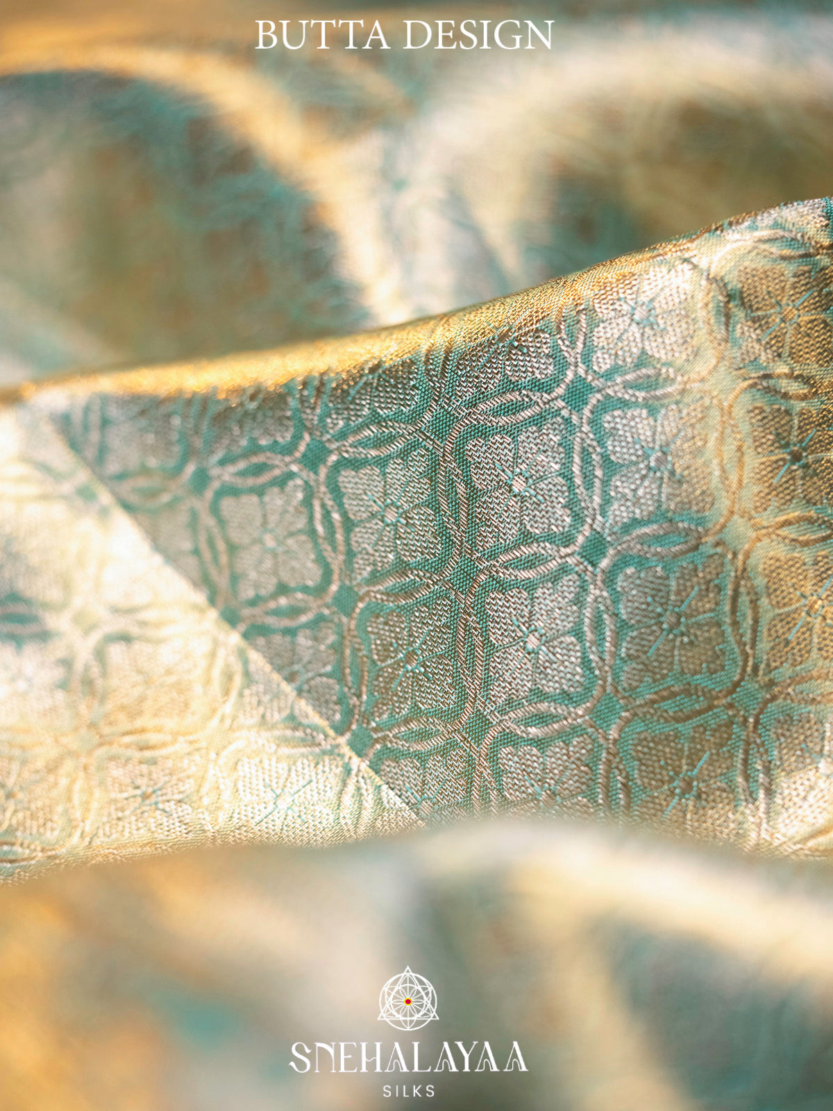 Teal Blue Kanjivaram Silk Saree