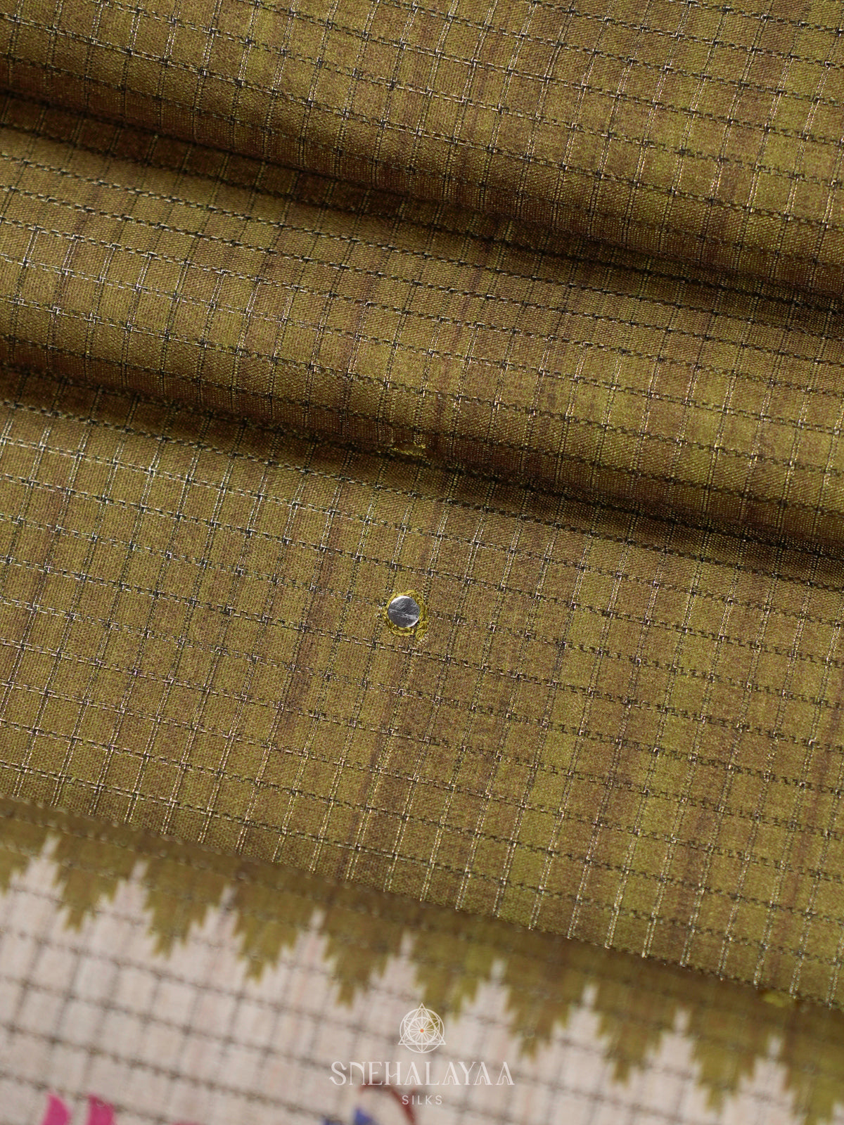 Green Tussar Saree