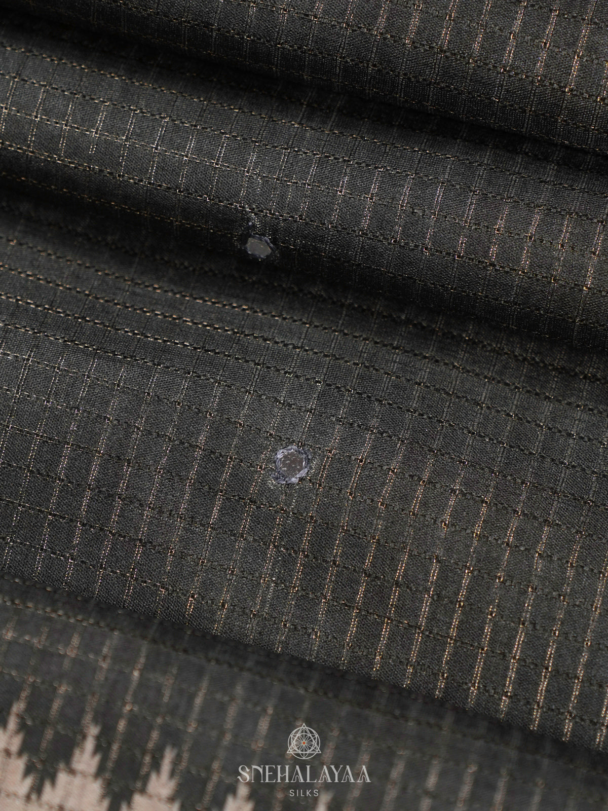 Grey Tussar Saree