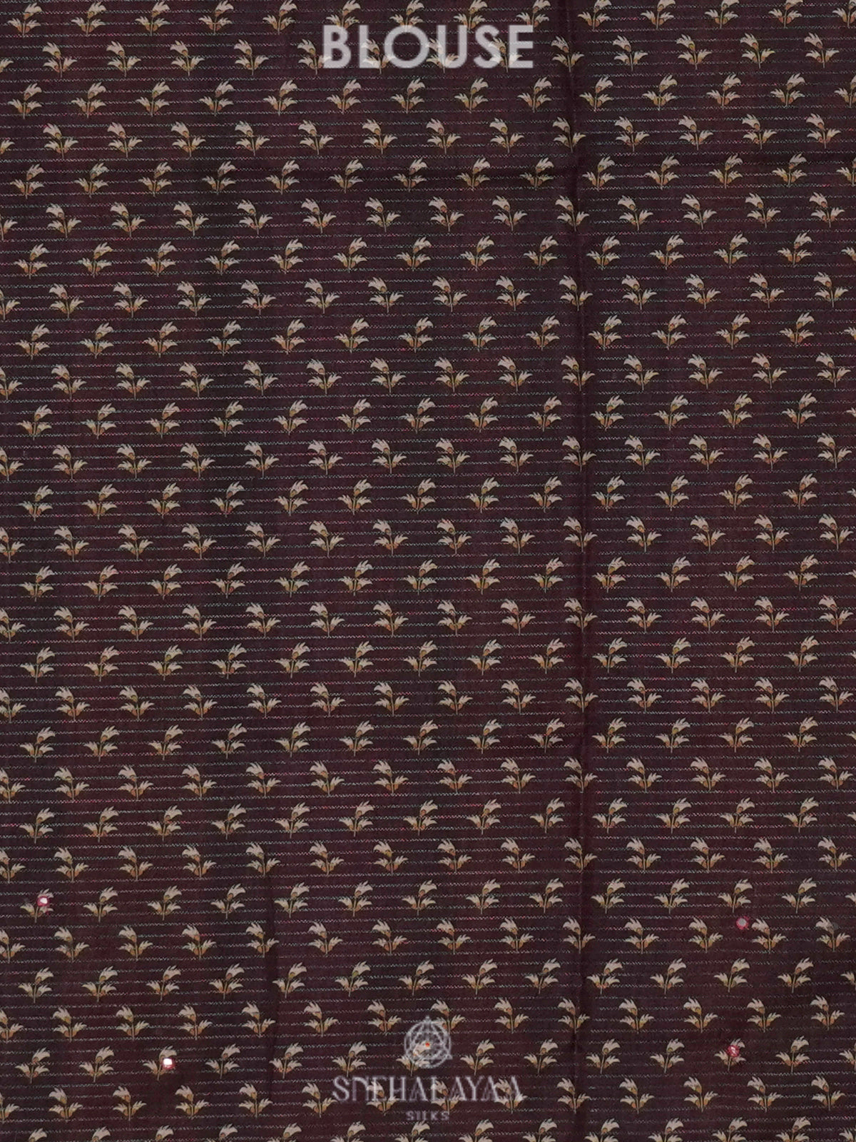 Maroon Tussar Saree