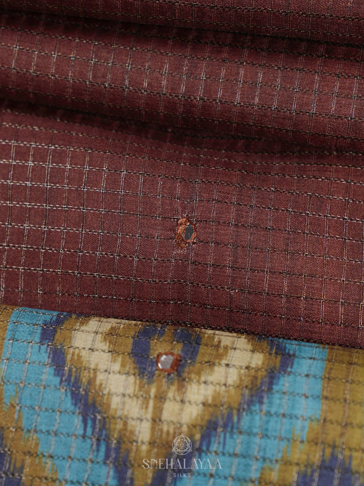 Brown Tussar Saree