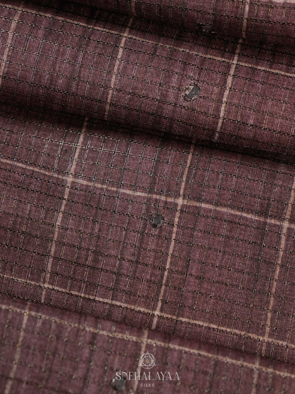Brown Tussar Saree