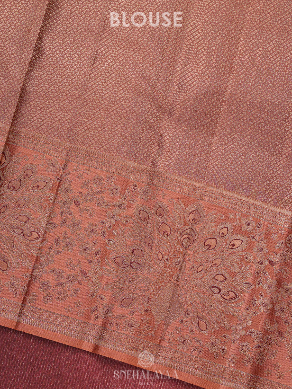 Maroon Kanjivaram Silk Saree