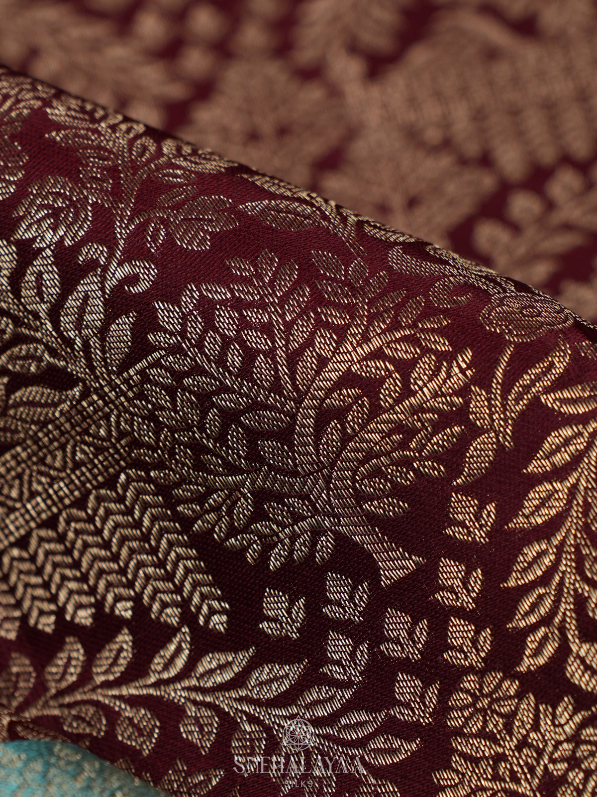 Maroon Kanjivaram Silk Saree