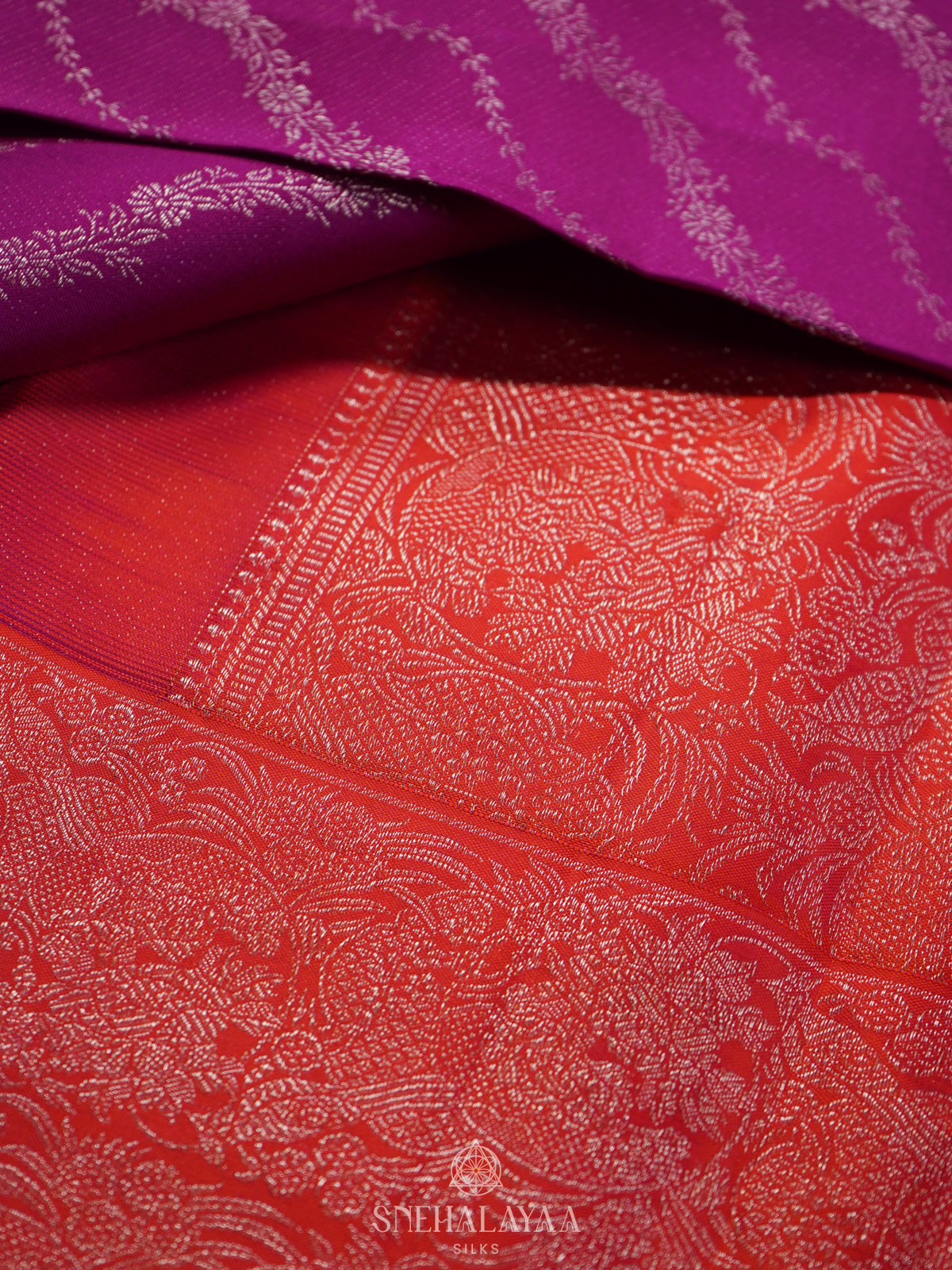 Pink Kanjivaram Silk Saree