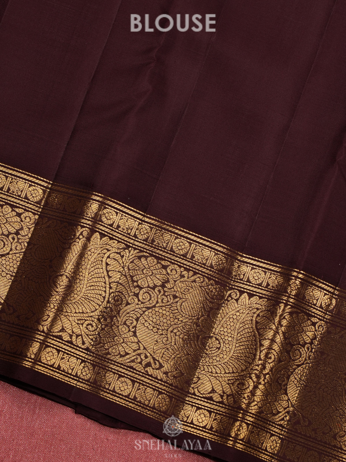 Cream Kanjivaram Silk Saree