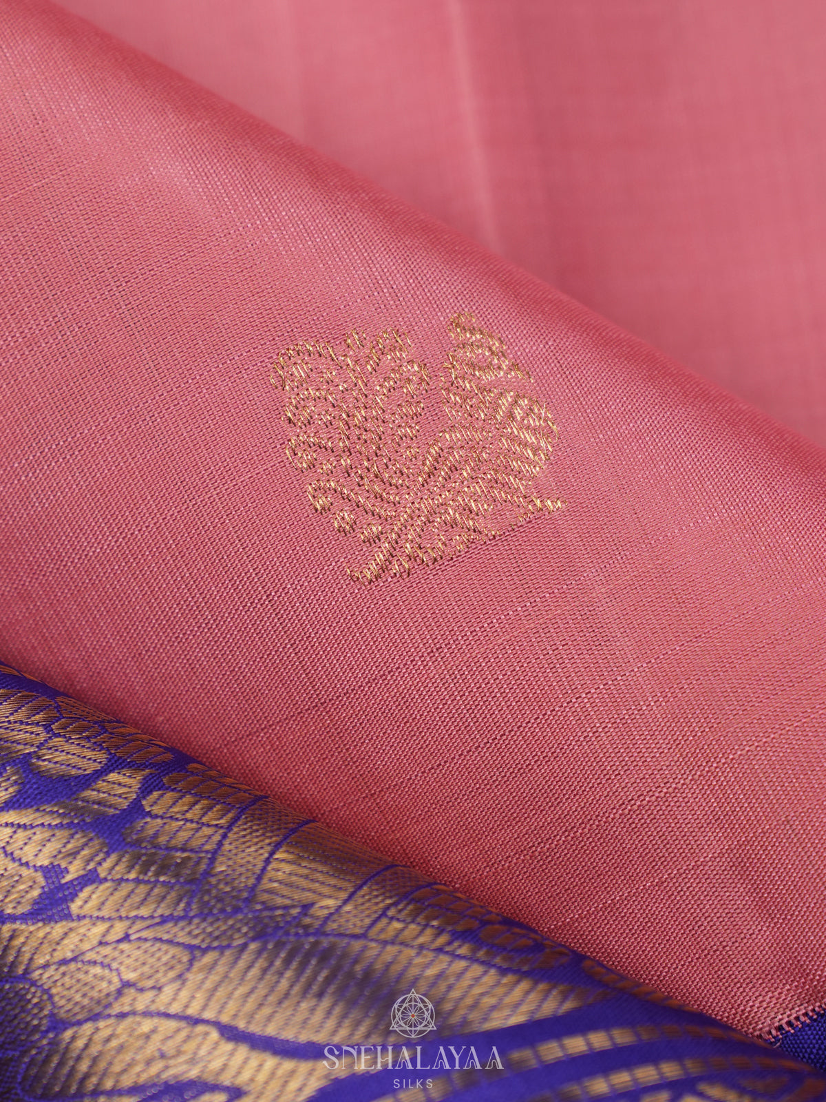 Pink Kanjivaram Silk Saree