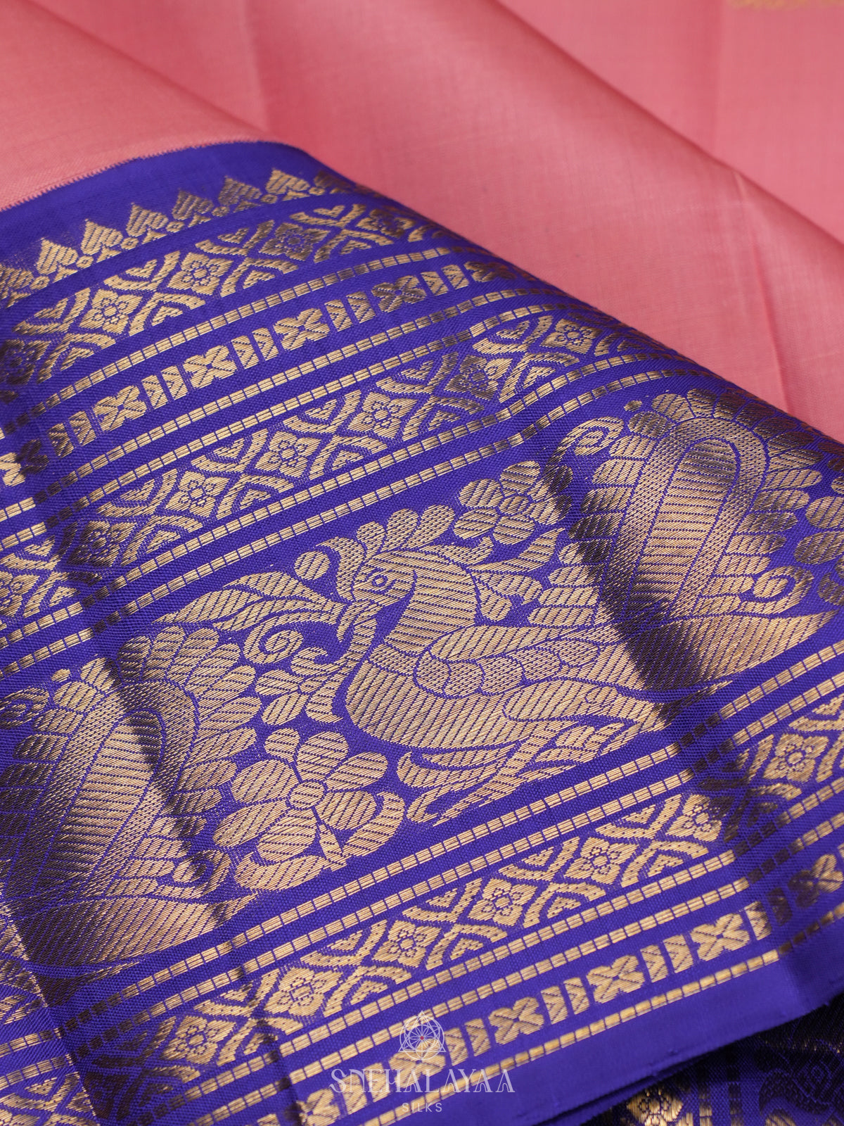 Pink Kanjivaram Silk Saree