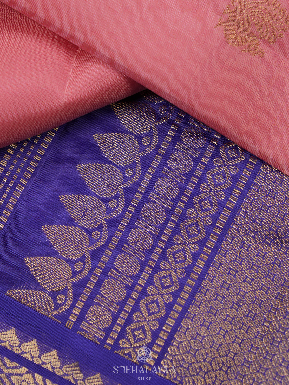 Pink Kanjivaram Silk Saree