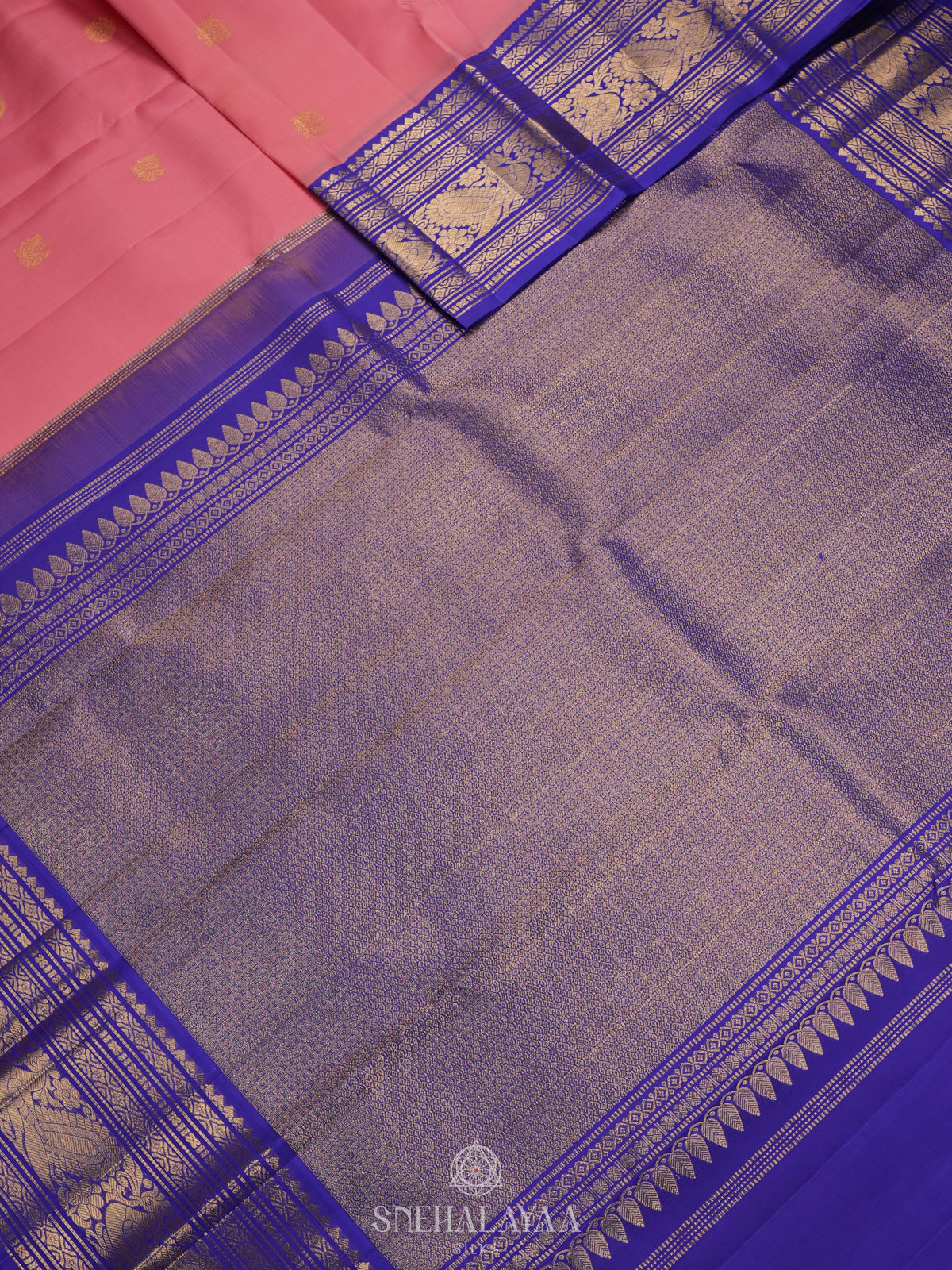 Pink Kanjivaram Silk Saree