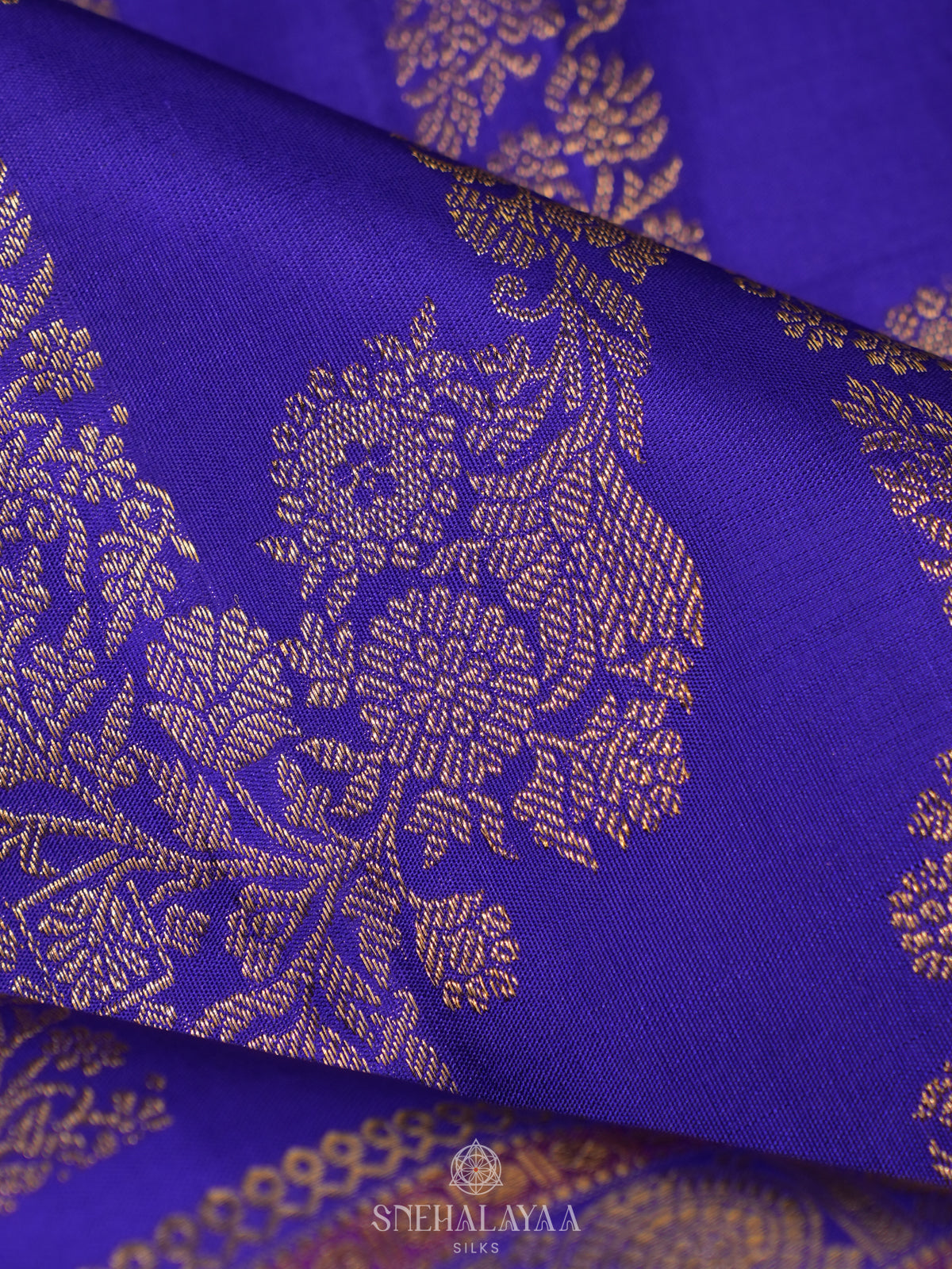 Royal Blue Kanjivaram Silk Saree