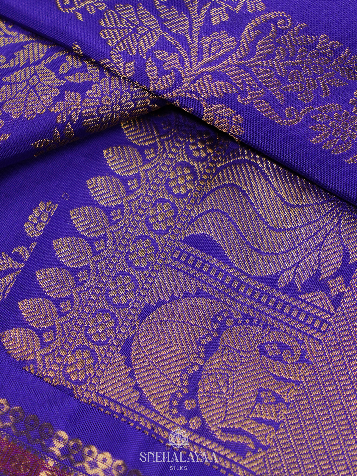 Royal Blue Kanjivaram Silk Saree