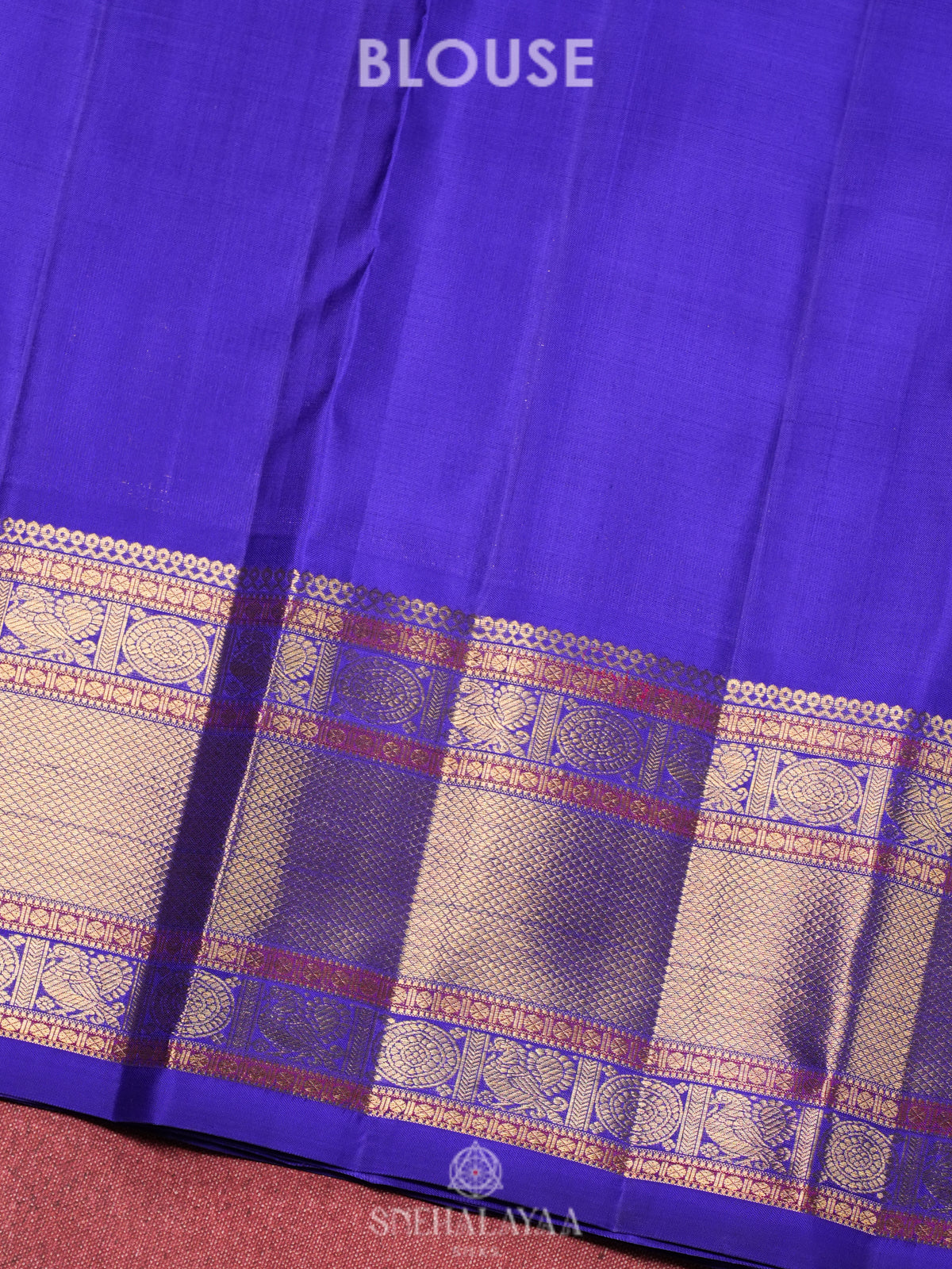 Royal Blue Kanjivaram Silk Saree