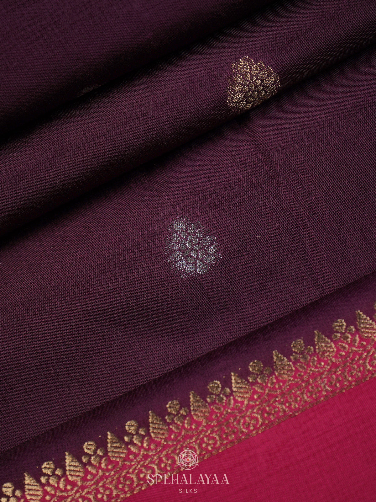 Wine Banaras Saree