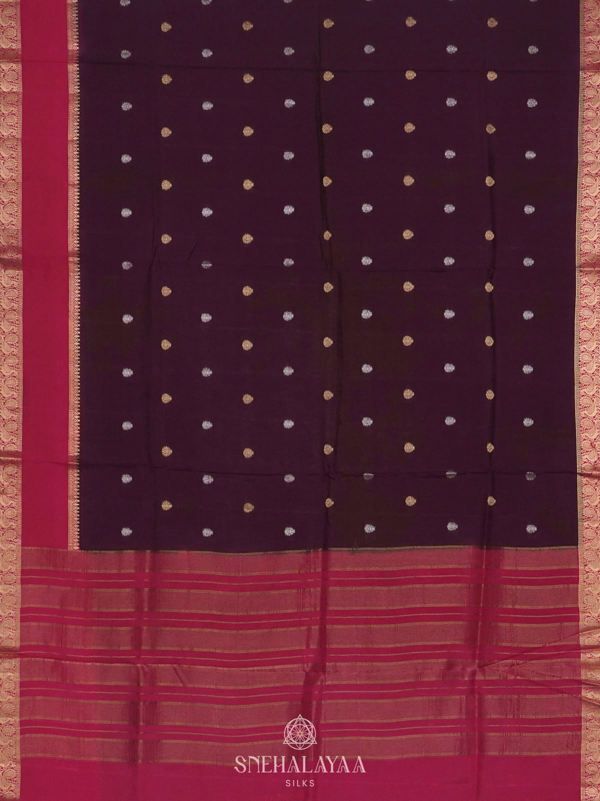 Wine Banaras Saree